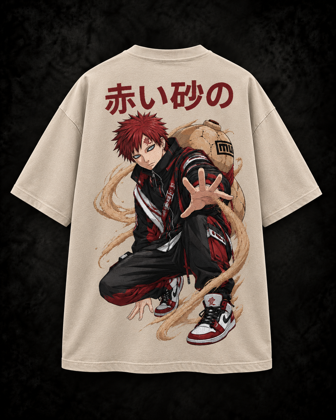 Gaara Red Sand Oversize Tee