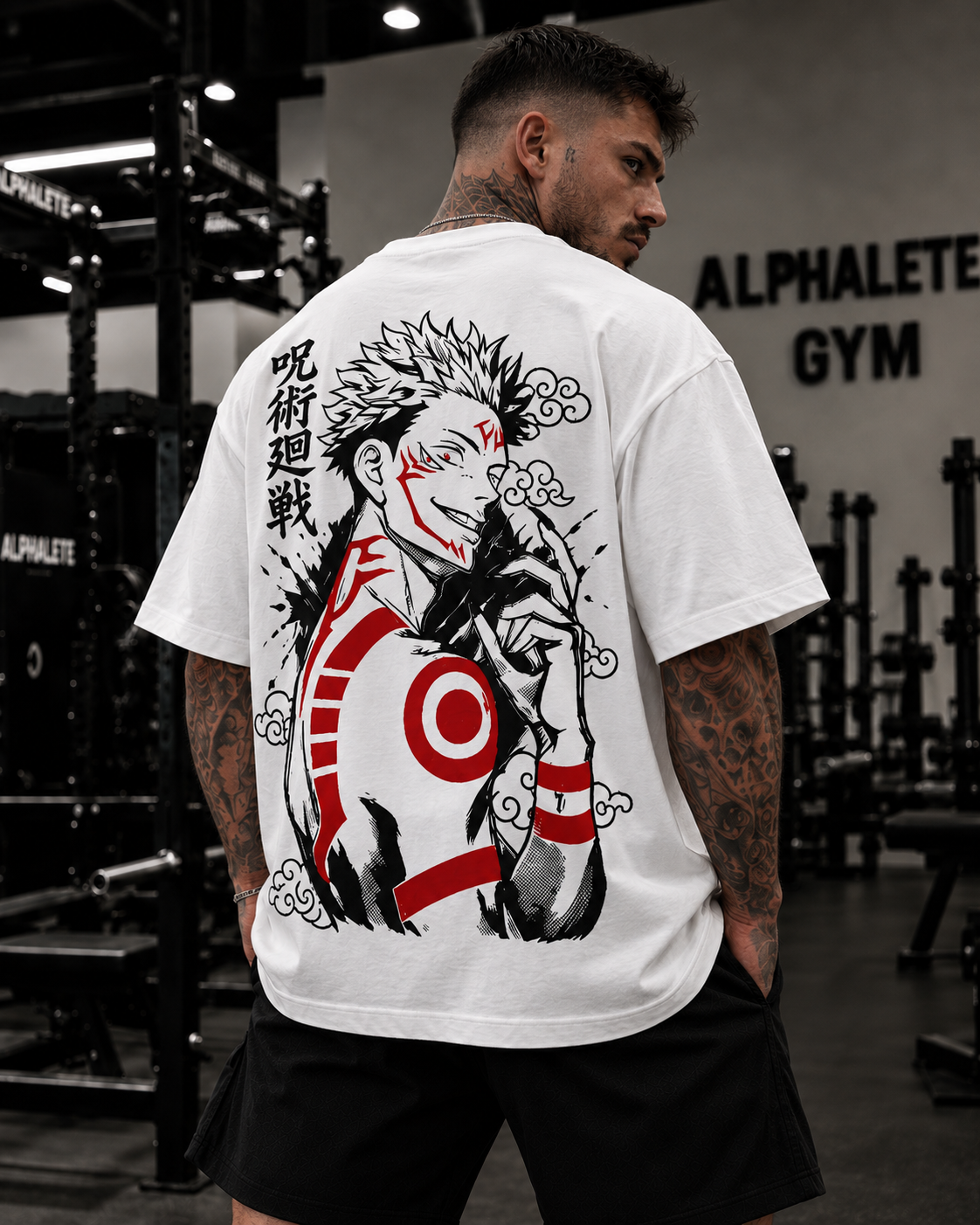 Sukuna Cursed Mark Oversize Tee