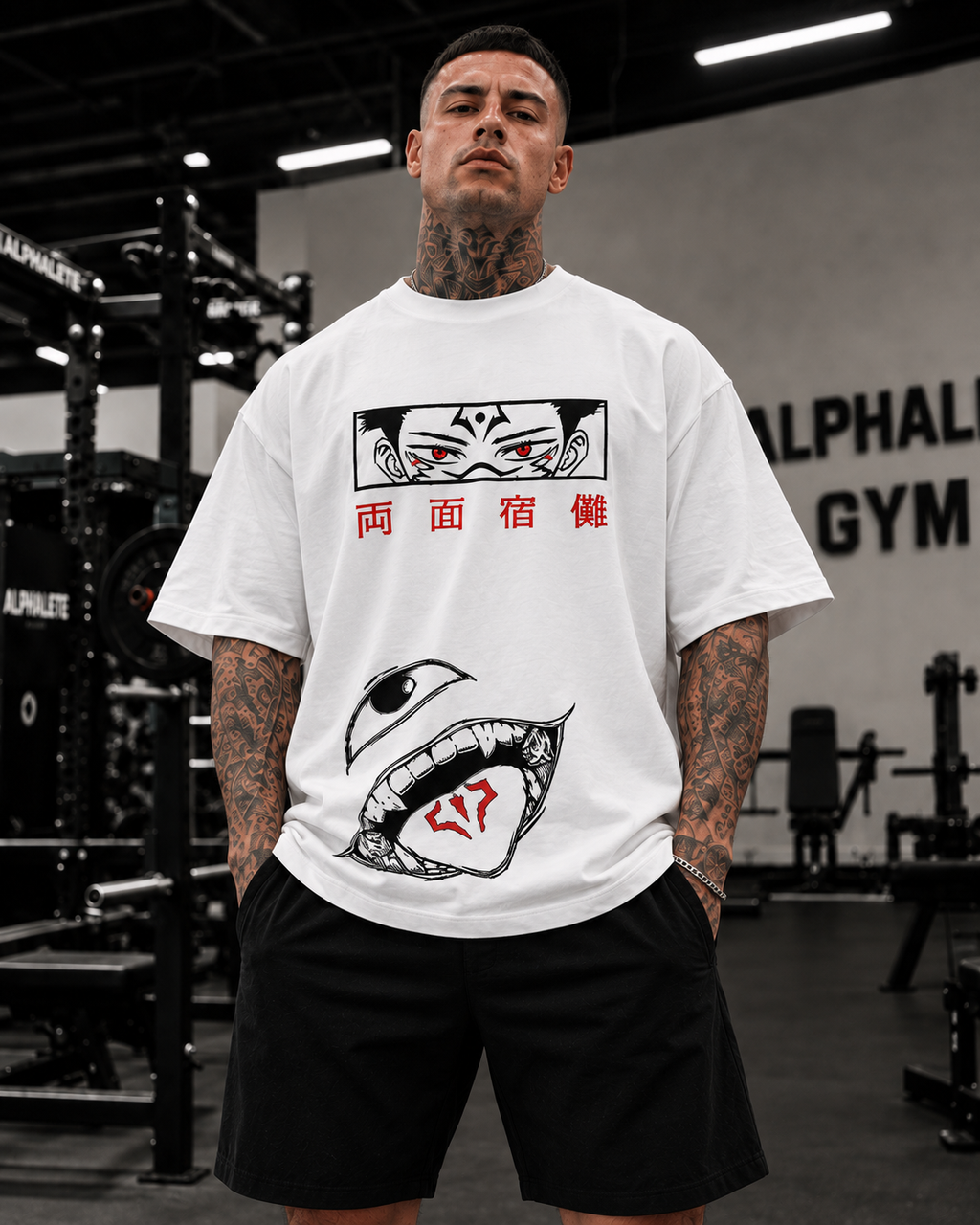 Sukuna Cursed Mark Oversize Tee