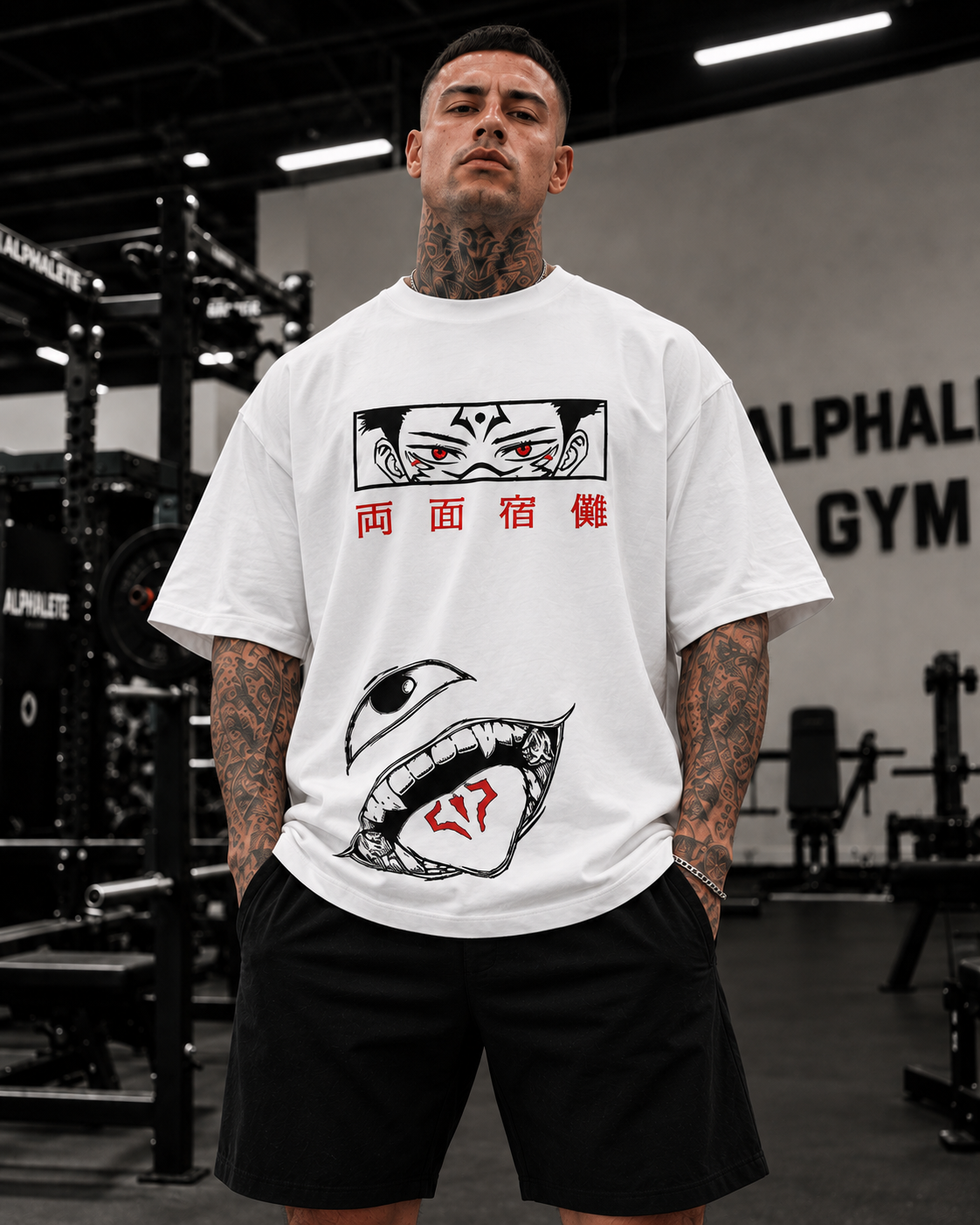 Sukuna Cursed Mark Oversize Tee