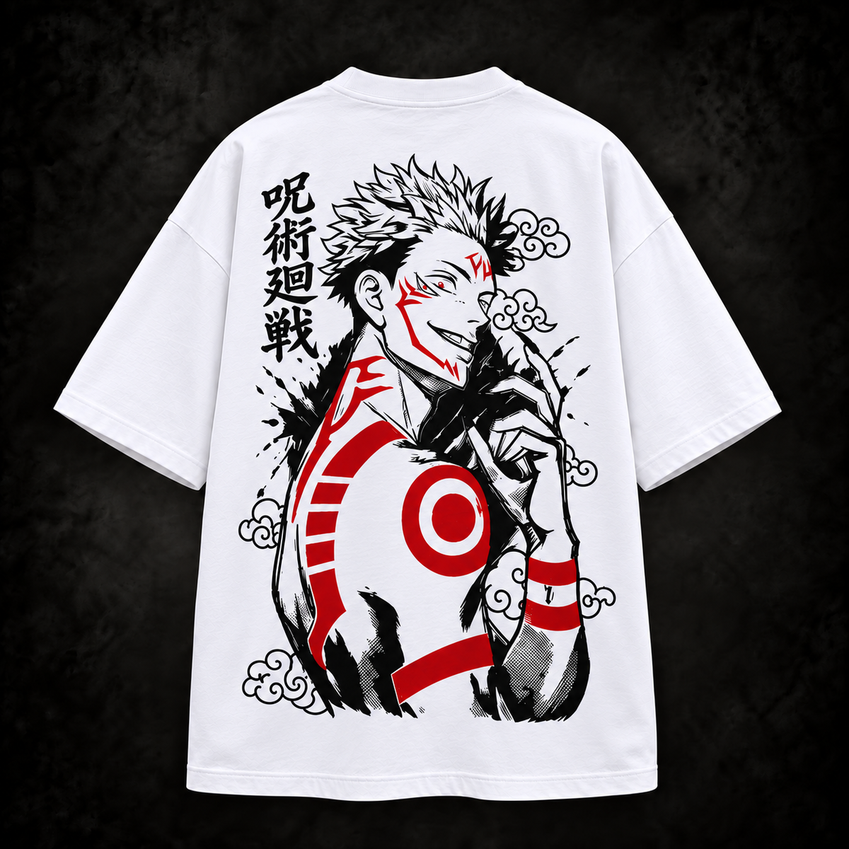 Sukuna Cursed Mark Oversize Tee
