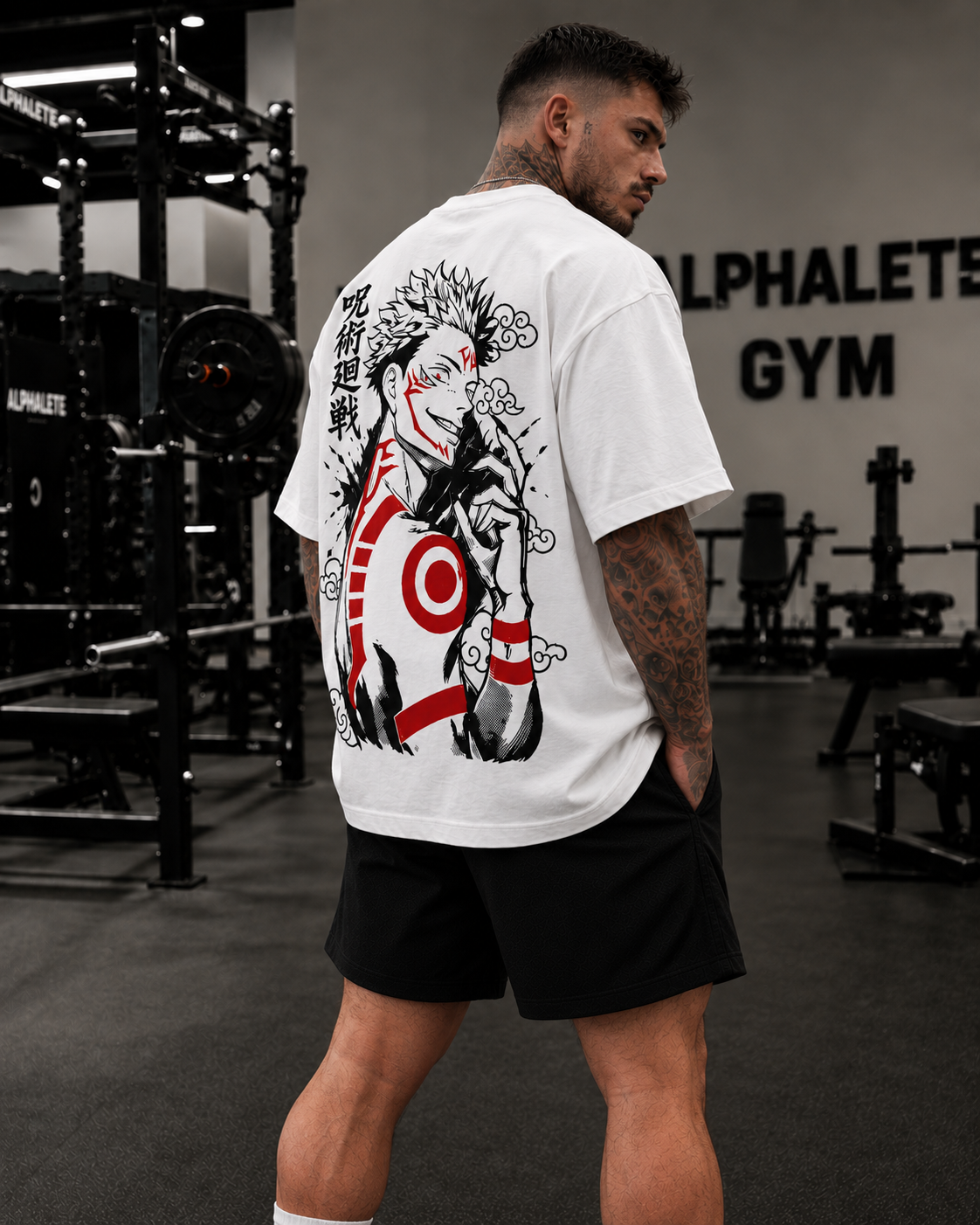 Sukuna Cursed Mark Oversize Tee